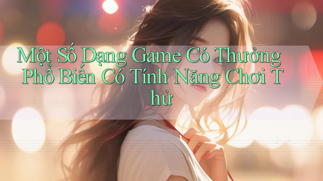 Một Số Dạng Game Có Thưởng Phổ Biến Có Tính Năng Chơi Thử