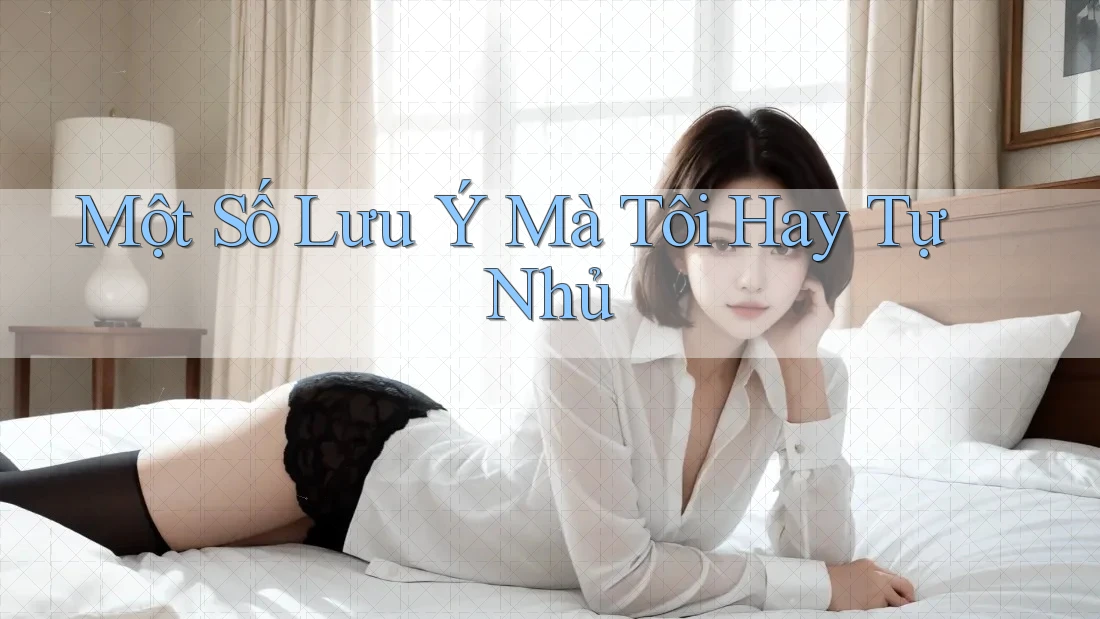 Một Số Lưu Ý Mà Tôi Hay Tự Nhủ