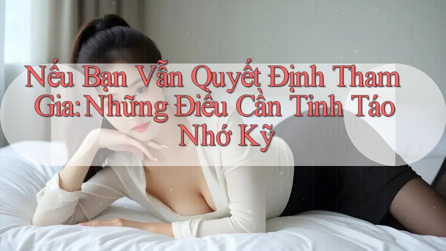 Nếu Bạn Vẫn Quyết Định Tham Gia: Những Điều Cần Tỉnh Táo Nhớ Kỹ