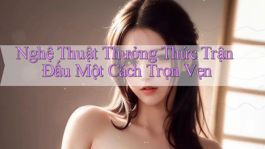 Nghệ Thuật Thưởng Thức Trận Đấu Một Cách Trọn Vẹn