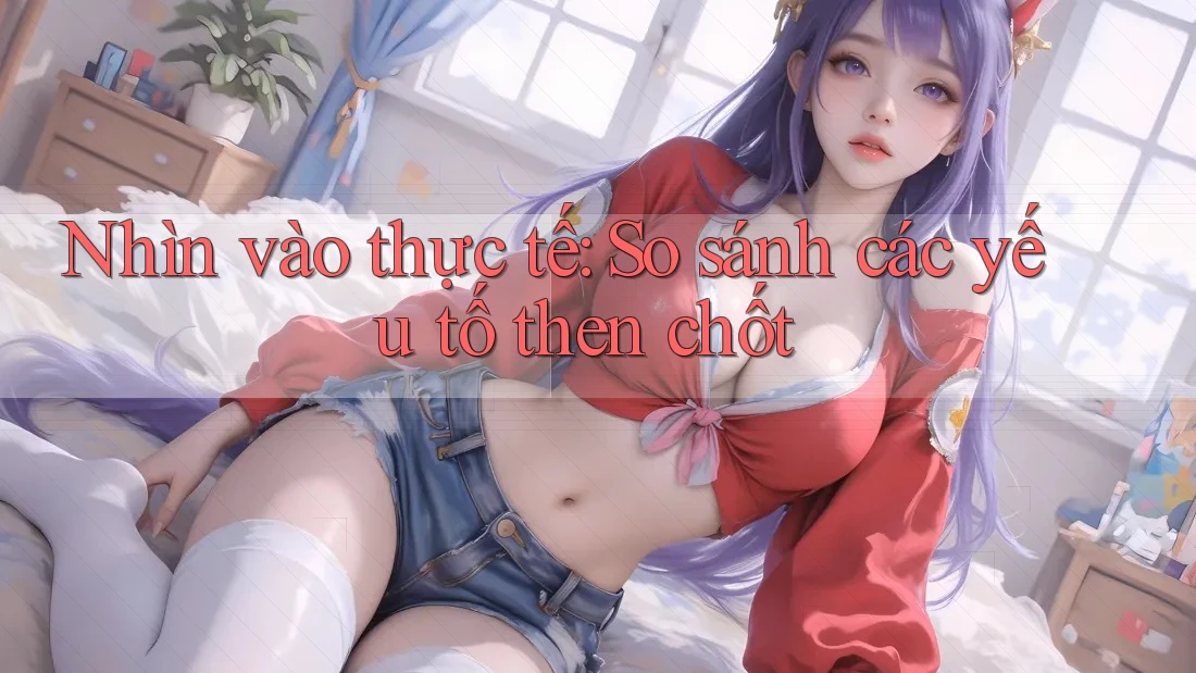 Nhìn vào thực tế: So sánh các yếu tố then chốt Nhìn vào thực tế: So sánh các yếu tố then chốt