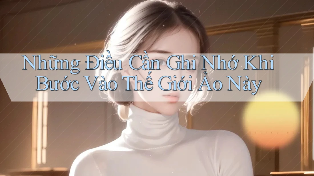 Những Điều Cần Ghi Nhớ Khi Bước Vào Thế Giới Ảo Này