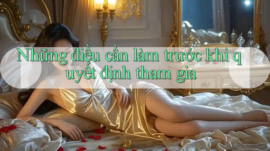 Những điều cần làm trước khi quyết định tham gia