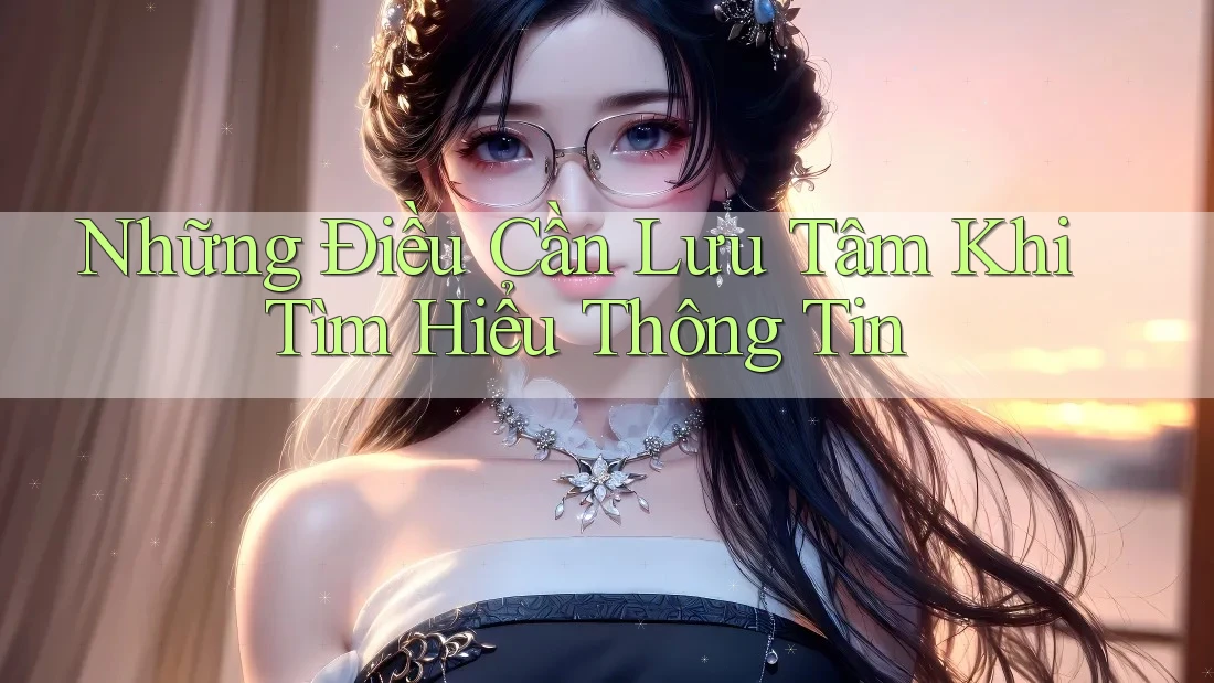 Những Điều Cần Lưu Tâm Khi Tìm Hiểu Thông Tin Những Điều Cần Lưu Tâm Khi Tìm Hiểu Thông Tin