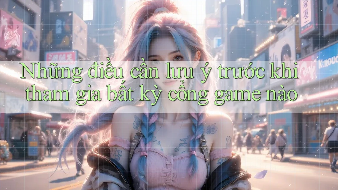 Những điều cần lưu ý trước khi tham gia bất kỳ cổng game nào