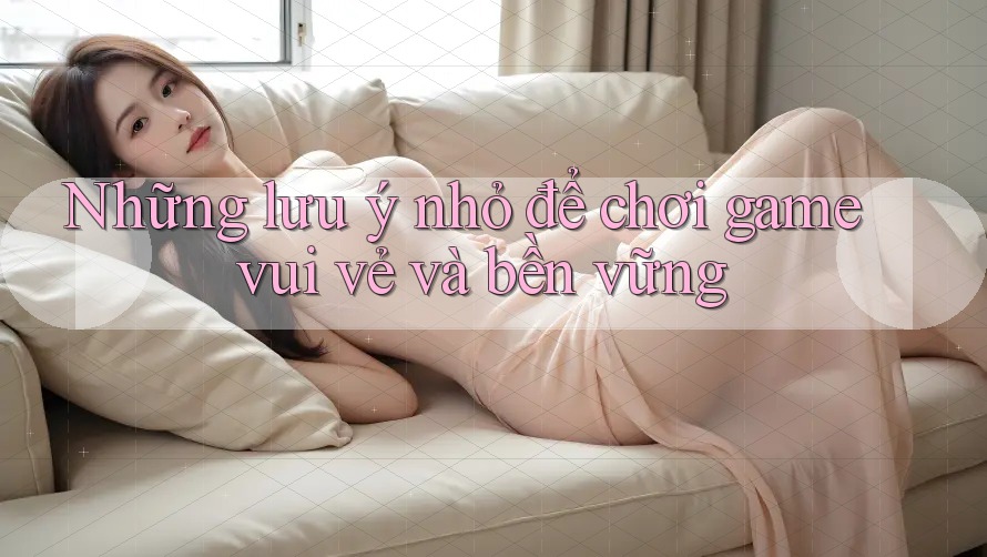 Những lưu ý nhỏ để chơi game vui vẻ và bền vững Những lưu ý nhỏ để chơi game vui vẻ và bền vững