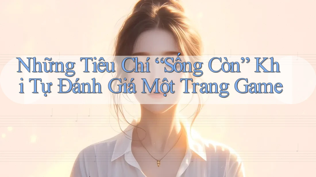 Những Tiêu Chí “Sống Còn” Khi Tự Đánh Giá Một Trang Game