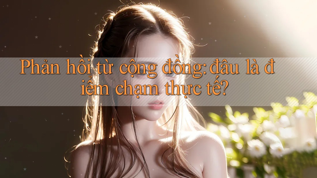 Phản hồi từ cộng đồng: đâu là điểm chạm thực tế?
