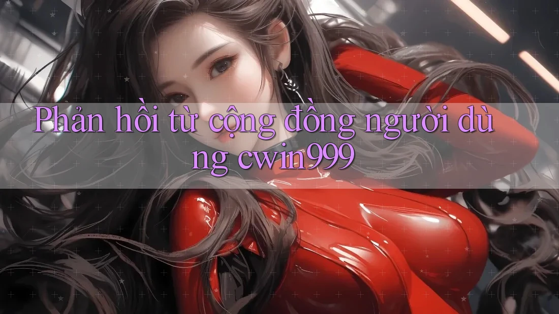 Phản hồi từ cộng đồng người dùng cwin999 Phản hồi từ cộng đồng người dùng cwin999