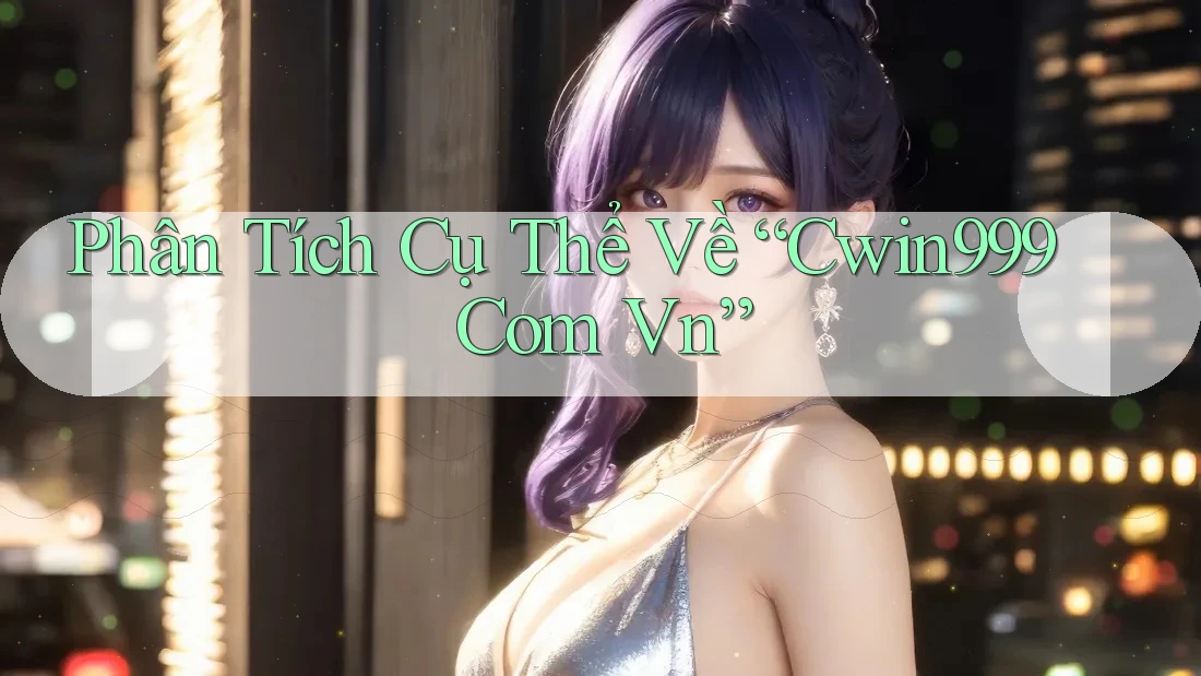 Phân Tích Cụ Thể Về “Cwin999 Com Vn”