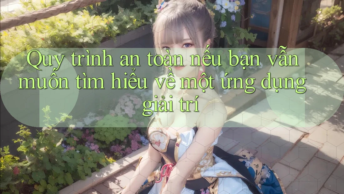 Quy trình an toàn nếu bạn vẫn muốn tìm hiểu về một ứng dụng giải trí Quy trình an toàn nếu bạn vẫn muốn tìm hiểu về một ứng dụng giải trí