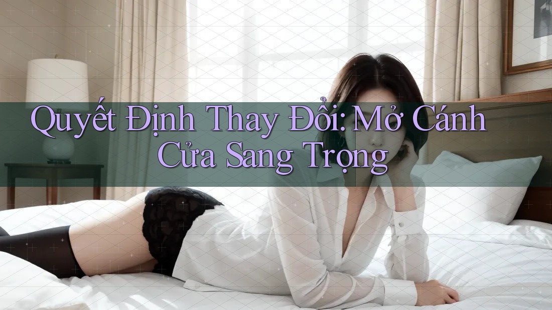 Quyết Định Thay Đổi: Mở Cánh Cửa Sang Trọng Quyết Định Thay Đổi: Mở Cánh Cửa Sang Trọng