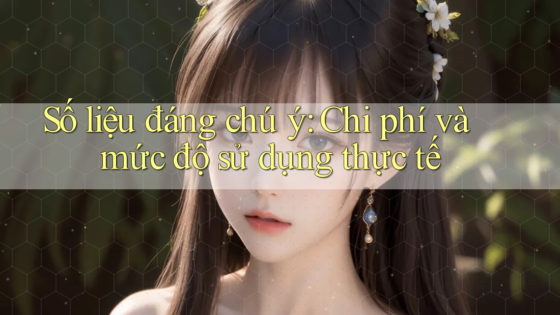 Số liệu đáng chú ý: Chi phí và mức độ sử dụng thực tế Số liệu đáng chú ý: Chi phí và mức độ sử dụng thực tế