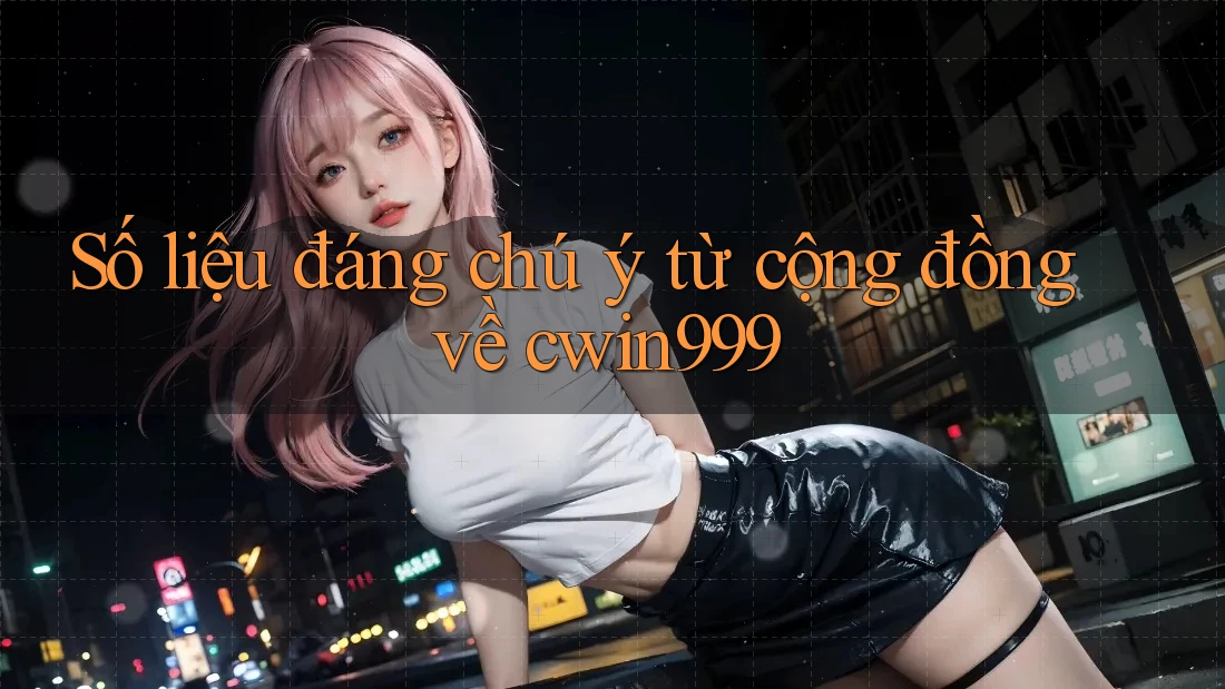 Số liệu đáng chú ý từ cộng đồng về cwin999