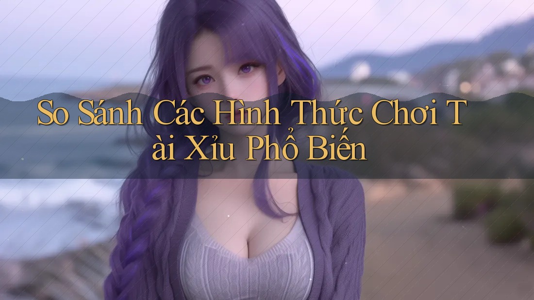 So sánh các hình thức chơi tài xỉu phổ biến