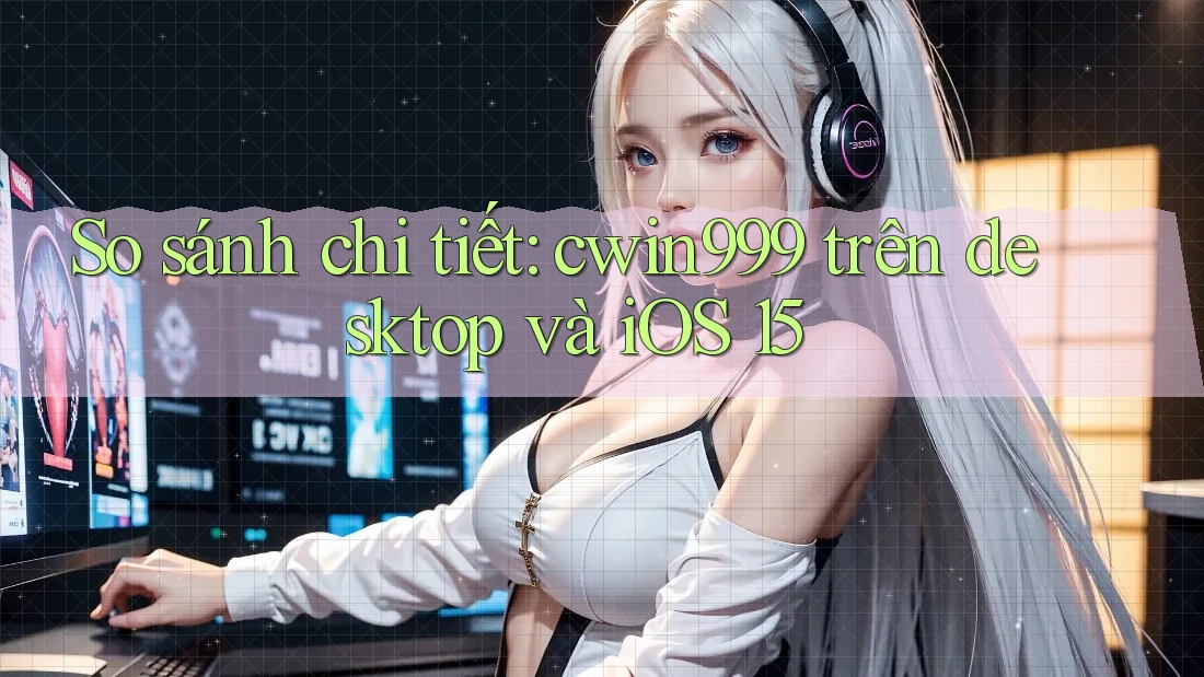 So sánh chi tiết: cwin999 trên desktop và iOS 15