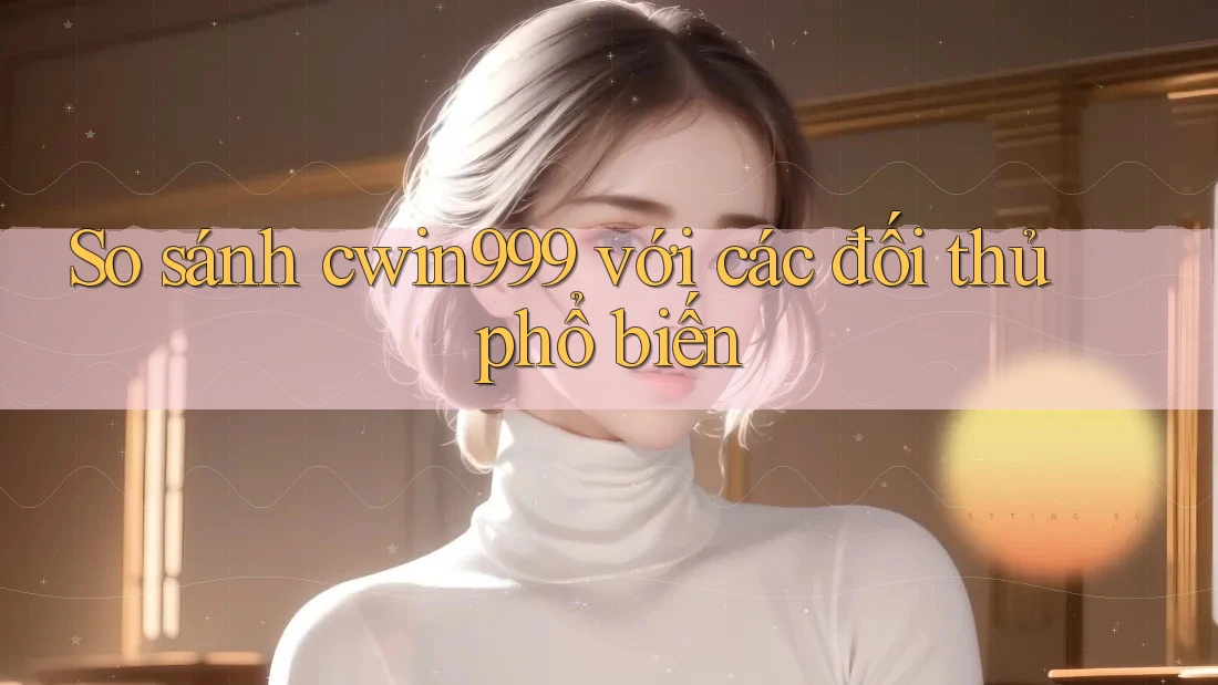 So sánh cwin999 với các đối thủ phổ biến