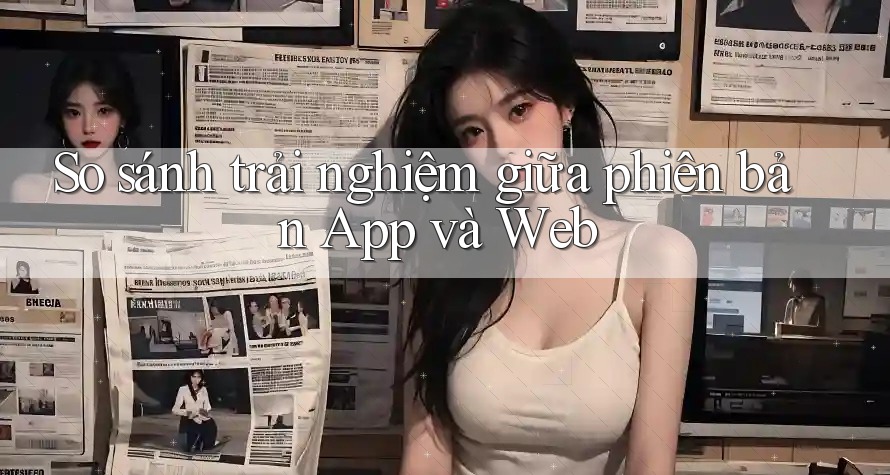 So sánh trải nghiệm giữa phiên bản App và Web