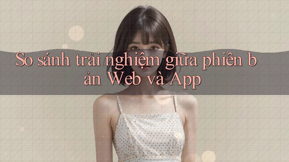 So sánh trải nghiệm giữa phiên bản Web và App