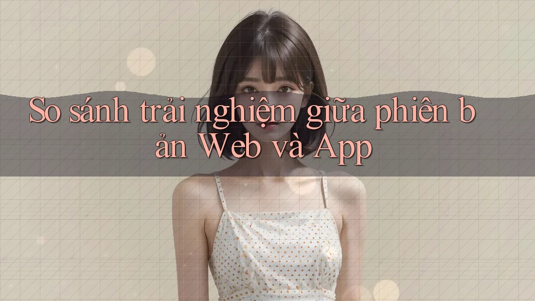 So sánh trải nghiệm giữa phiên bản Web và App
