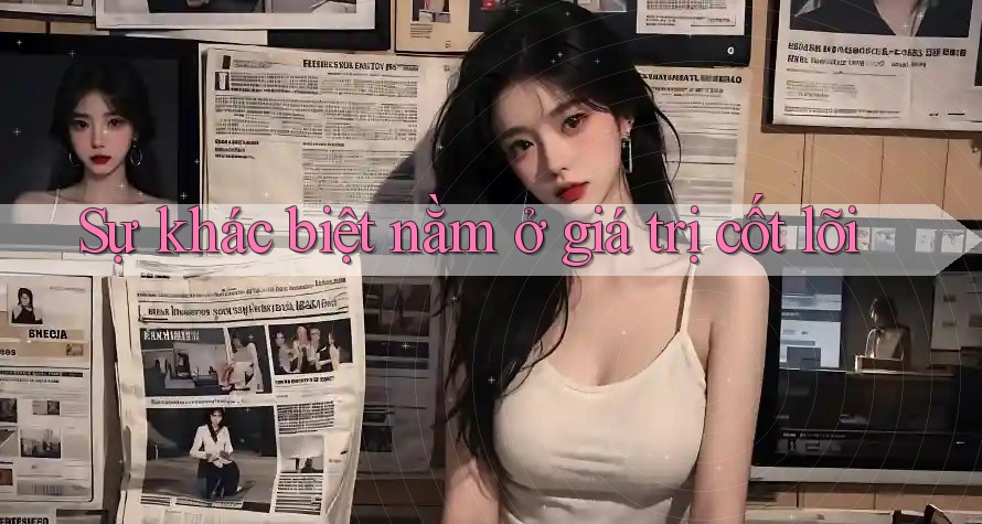 Sự khác biệt nằm ở giá trị cốt lõi Sự khác biệt nằm ở giá trị cốt lõi