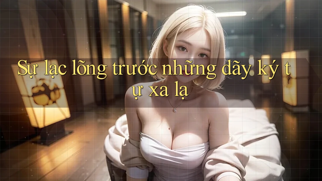 Sự lạc lõng trước những dãy ký tự xa lạ
