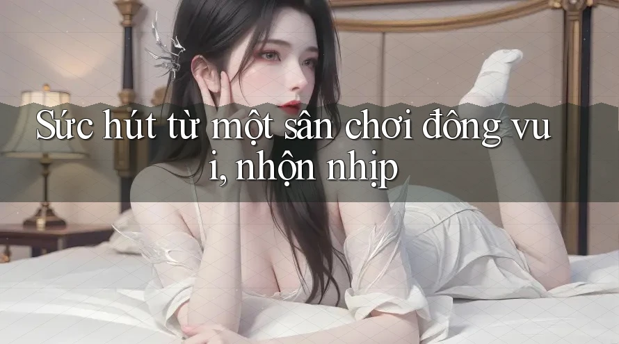 Sức hút từ một sân chơi đông vui, nhộn nhịp