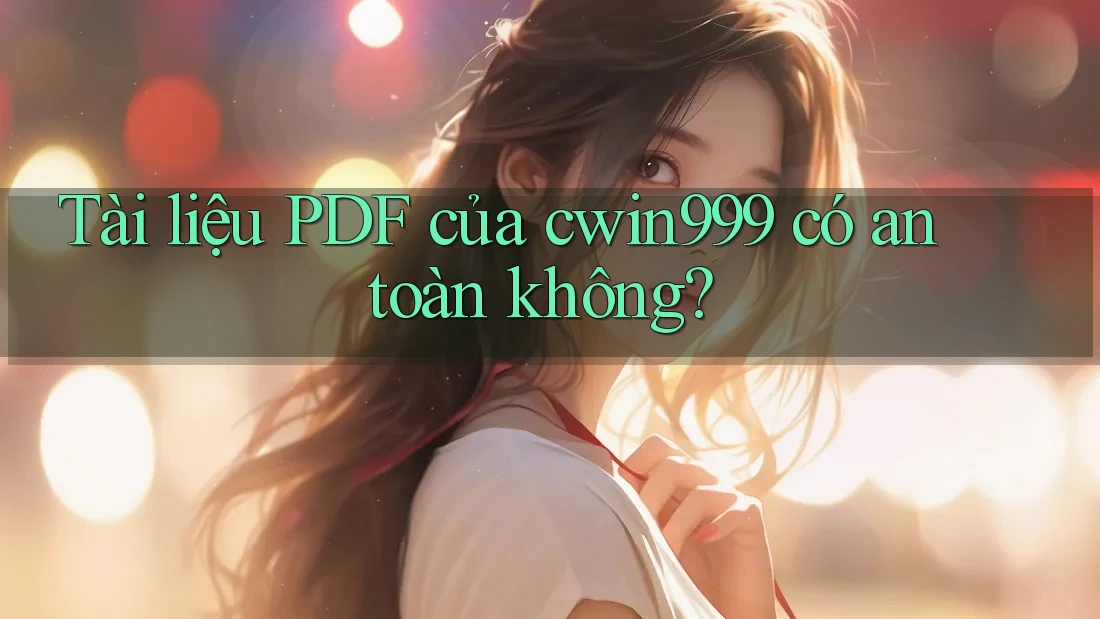 Tài liệu PDF của cwin999 có an toàn không?