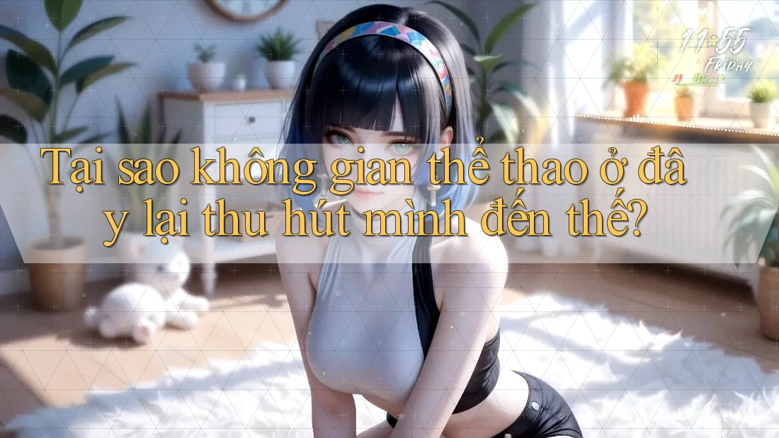Tại sao không gian thể thao ở đây lại thu hút mình đến thế? Tại sao không gian thể thao ở đây lại thu hút mình đến thế?