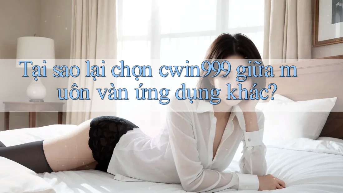 Tại sao lại chọn cwin999 giữa muôn vàn ứng dụng khác?