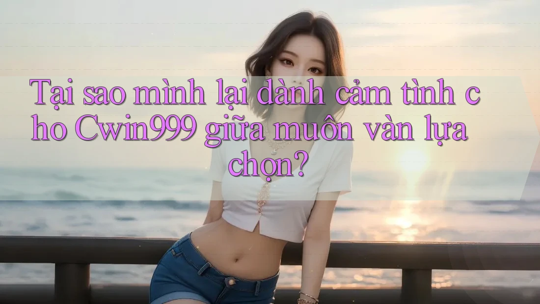 Tại sao mình lại dành cảm tình cho Cwin999 giữa muôn vàn lựa chọn? Tại sao mình lại dành cảm tình cho Cwin999 giữa muôn vàn lựa chọn?