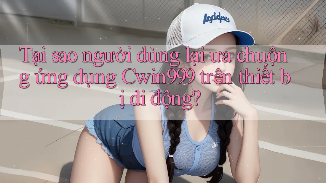 Tại sao người dùng lại ưa chuộng ứng dụng Cwin999 trên thiết bị di động?