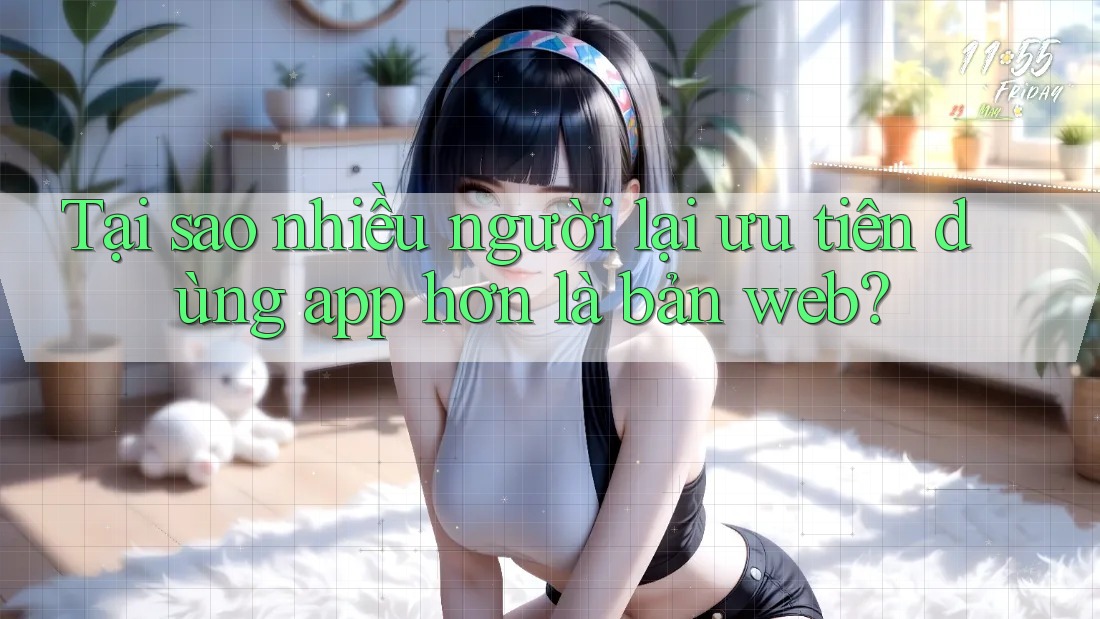 Tại sao nhiều người lại ưu tiên dùng app hơn là bản web?
