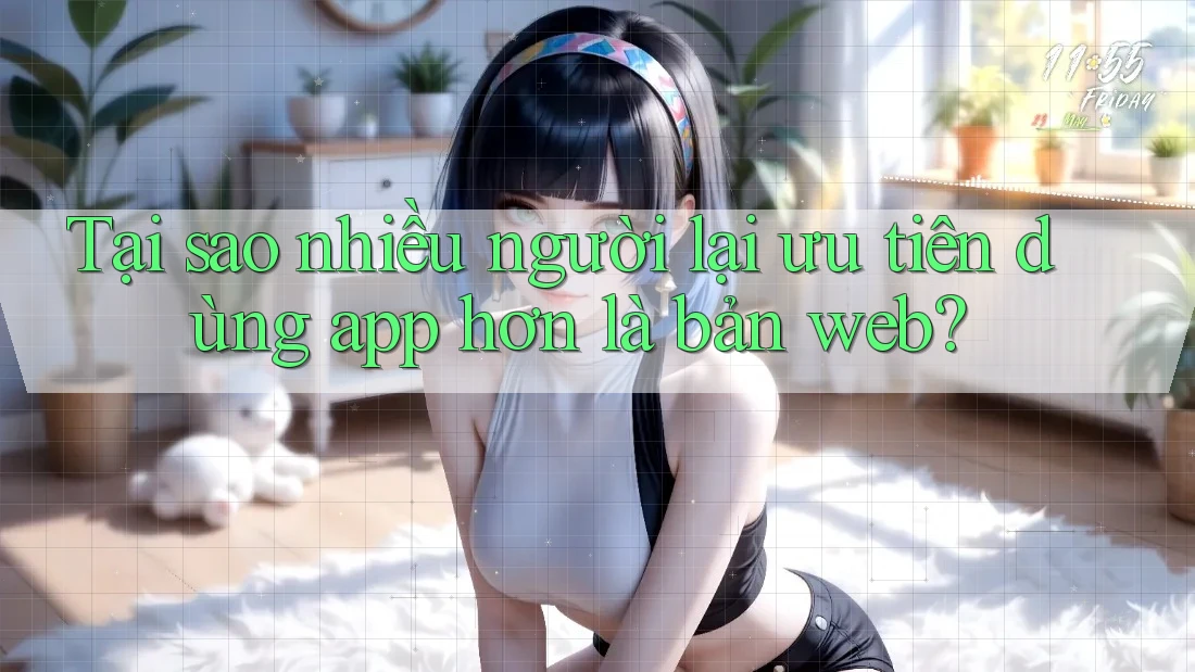 Tại sao nhiều người lại ưu tiên dùng app hơn là bản web?