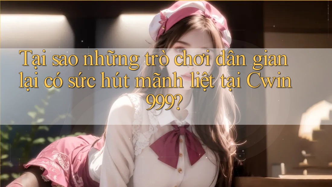 Tại sao những trò chơi dân gian lại có sức hút mãnh liệt tại Cwin999?