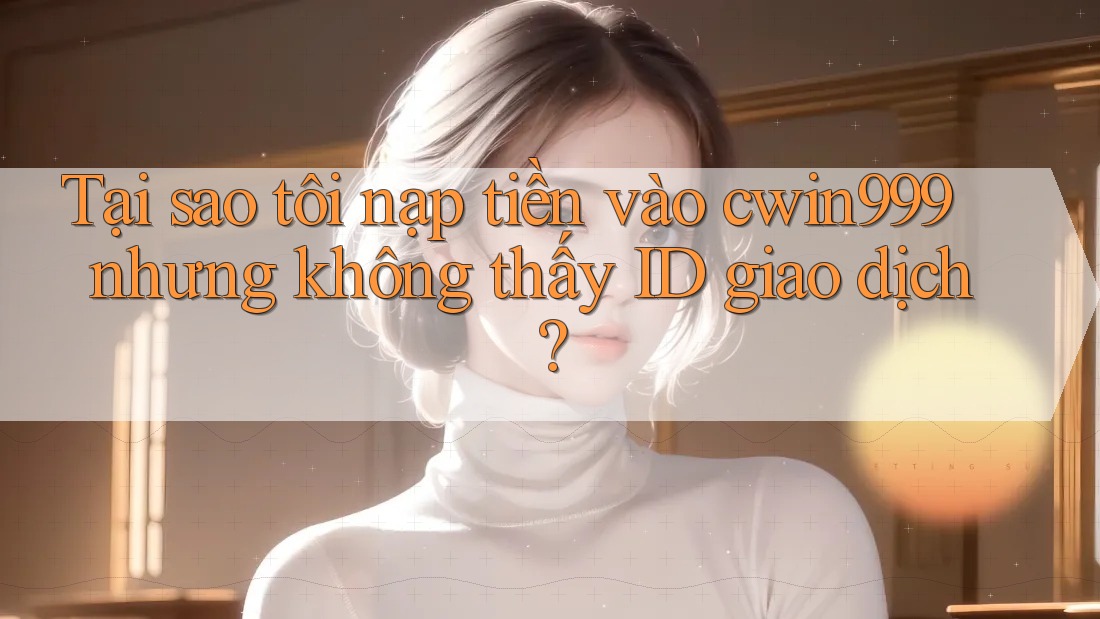 Tại sao tôi nạp tiền vào cwin999 nhưng không thấy ID giao dịch?