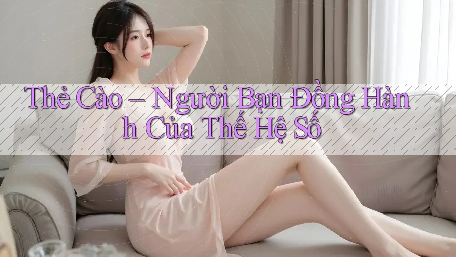 Thẻ Cào – Người Bạn Đồng Hành Của Thế Hệ Số