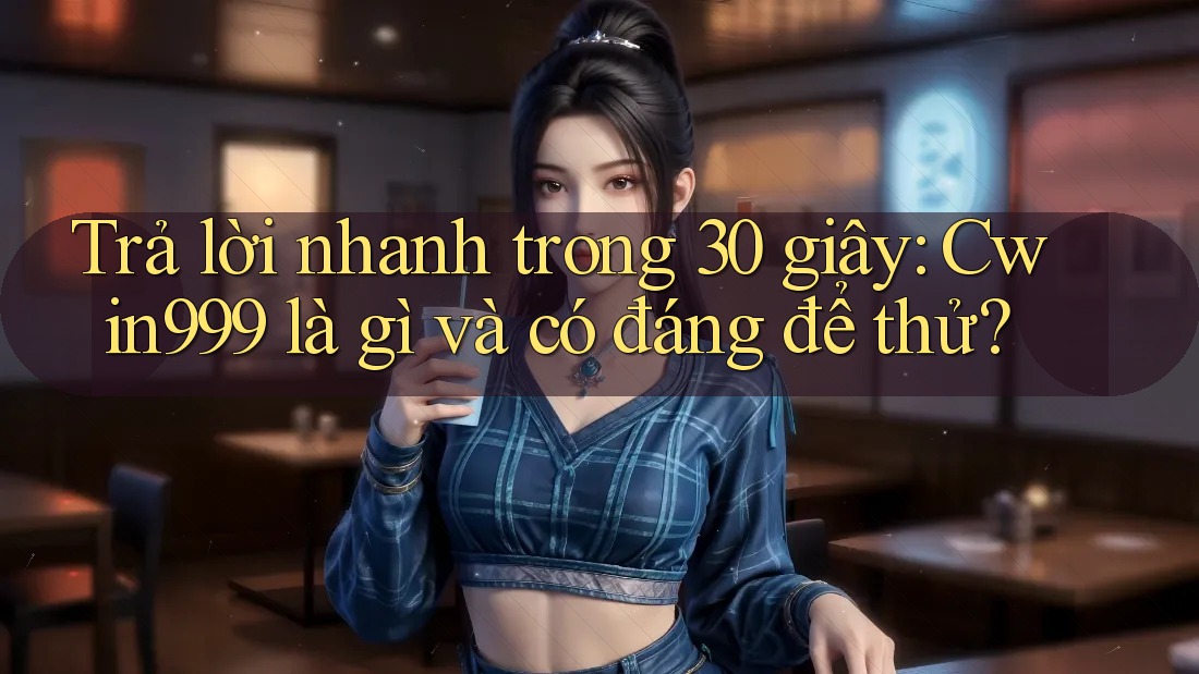 Trả lời nhanh trong 30 giây: Cwin999 là gì và có đáng để thử? Trả lời nhanh trong 30 giây: Cwin999 là gì và có đáng để thử?
