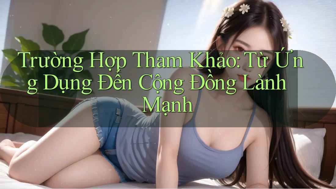 Trường Hợp Tham Khảo: Từ Ứng Dụng Đến Cộng Đồng Lành Mạnh