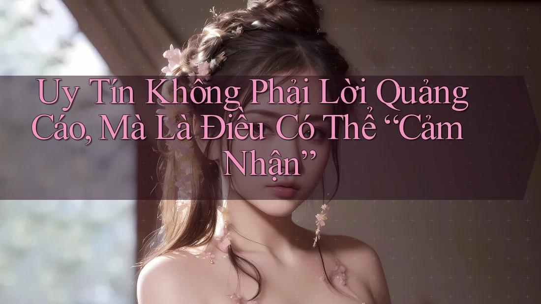 Uy Tín Không Phải Lời Quảng Cáo, Mà Là Điều Có Thể “Cảm Nhận”