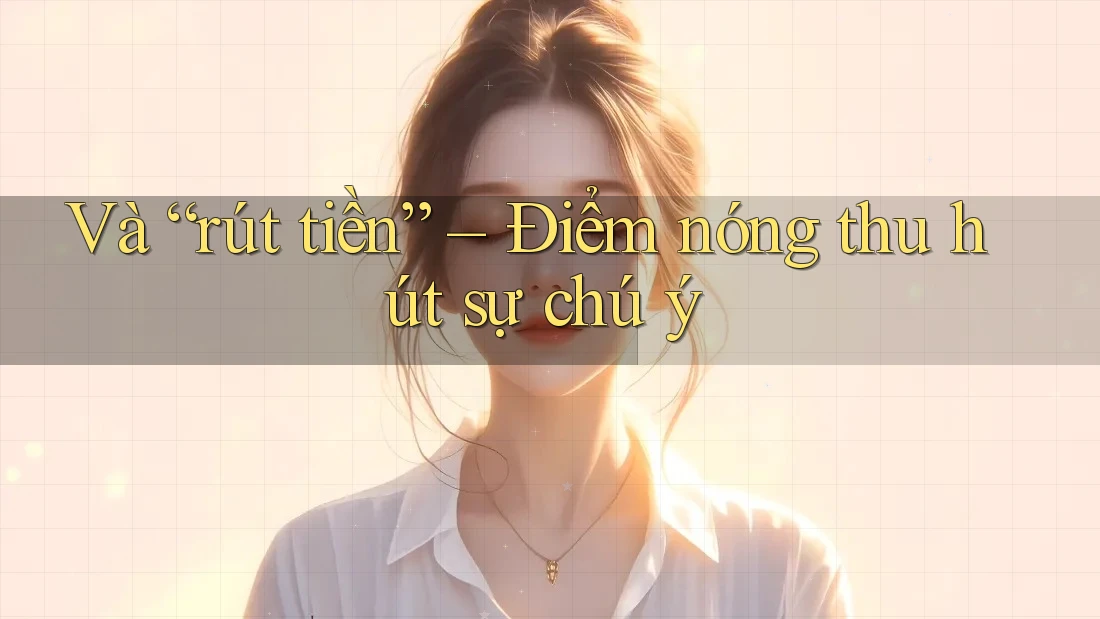 Và “rút tiền” – Điểm nóng thu hút sự chú ý