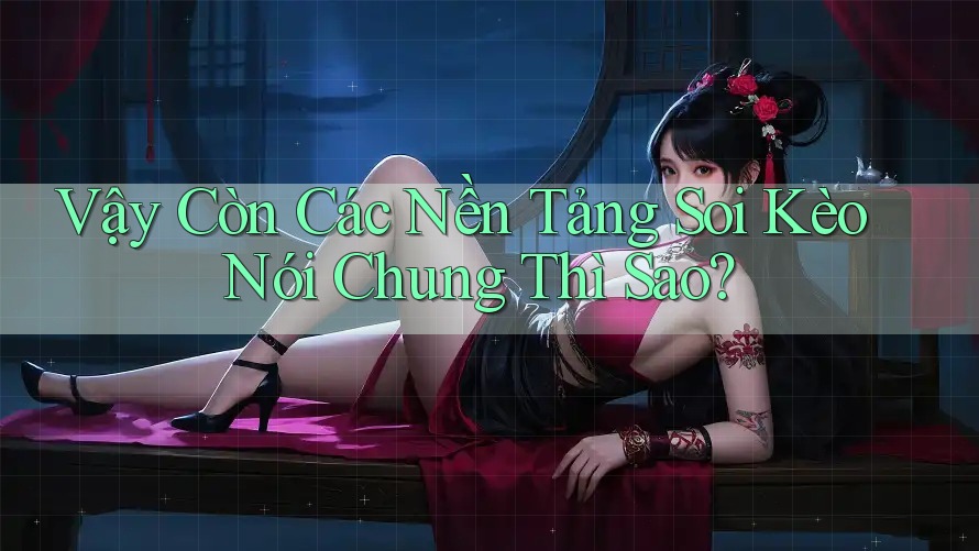 Vậy Còn Các Nền Tảng Soi Kèo Nói Chung Thì Sao? Vậy Còn Các Nền Tảng Soi Kèo Nói Chung Thì Sao?