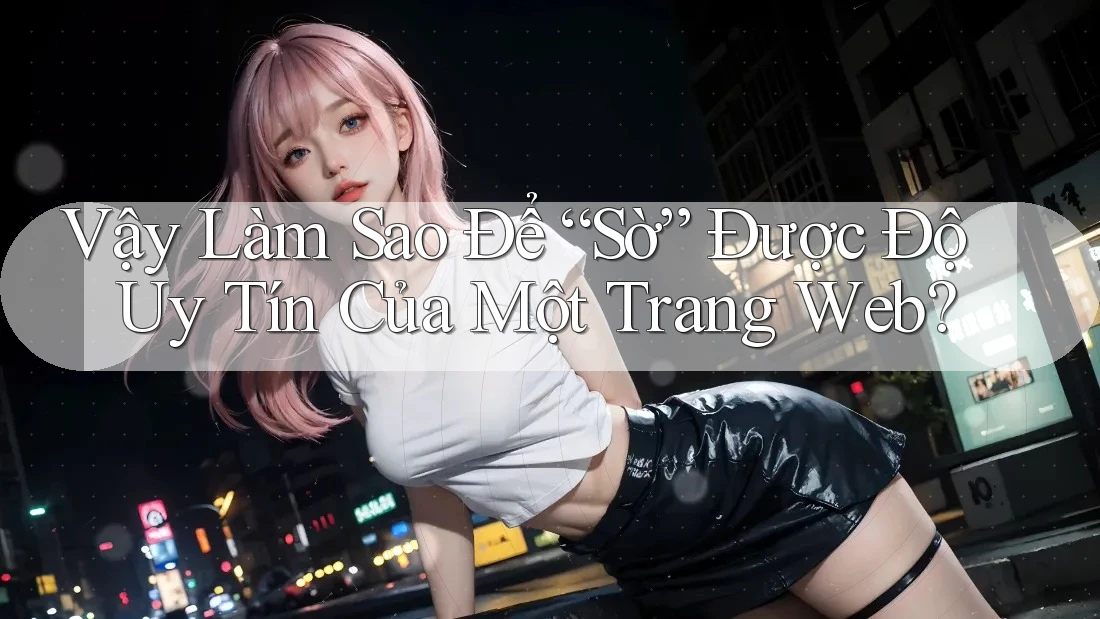 Vậy Làm Sao Để “Sờ” Được Độ Uy Tín Của Một Trang Web? Vậy Làm Sao Để “Sờ” Được Độ Uy Tín Của Một Trang Web?