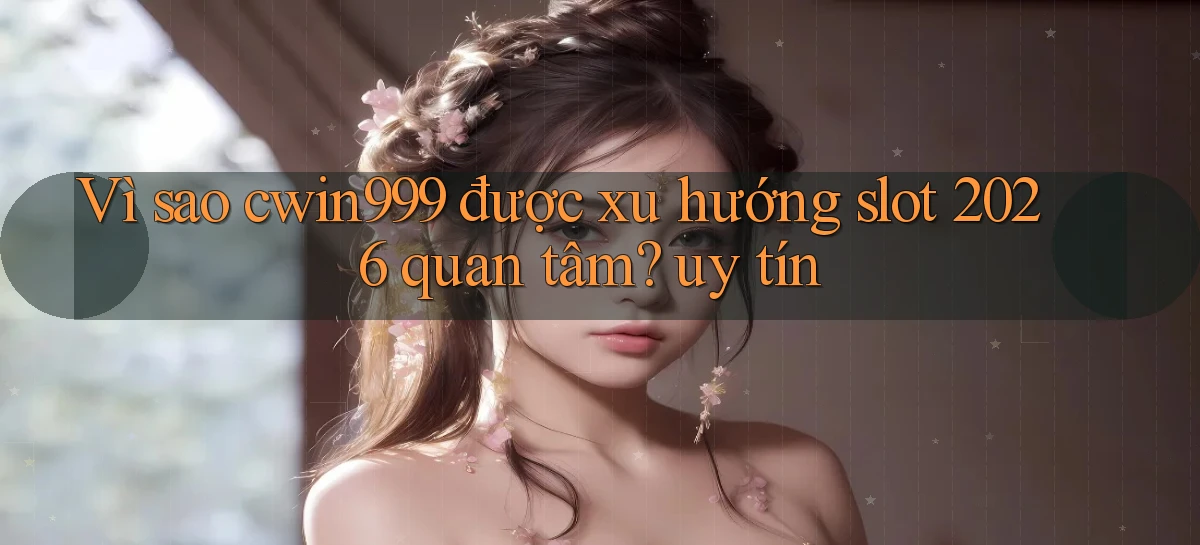 Vì sao cwin999 được xu hướng slot 2026 quan tâm uy tín
