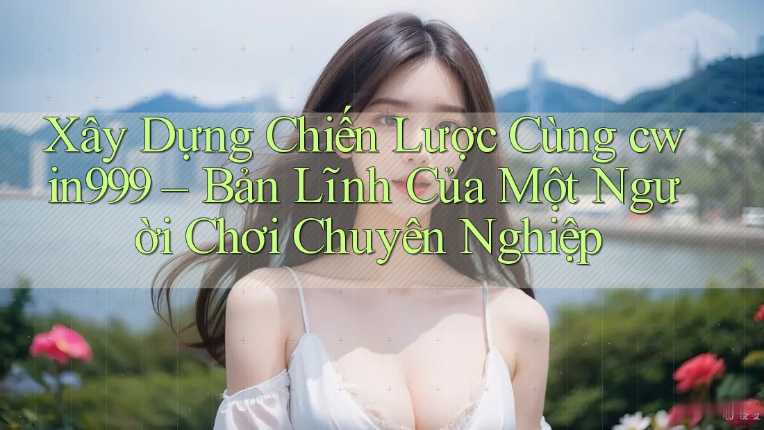Xây Dựng Chiến Lược Cùng cwin999 – Bản Lĩnh Của Một Người Chơi Chuyên Nghiệp